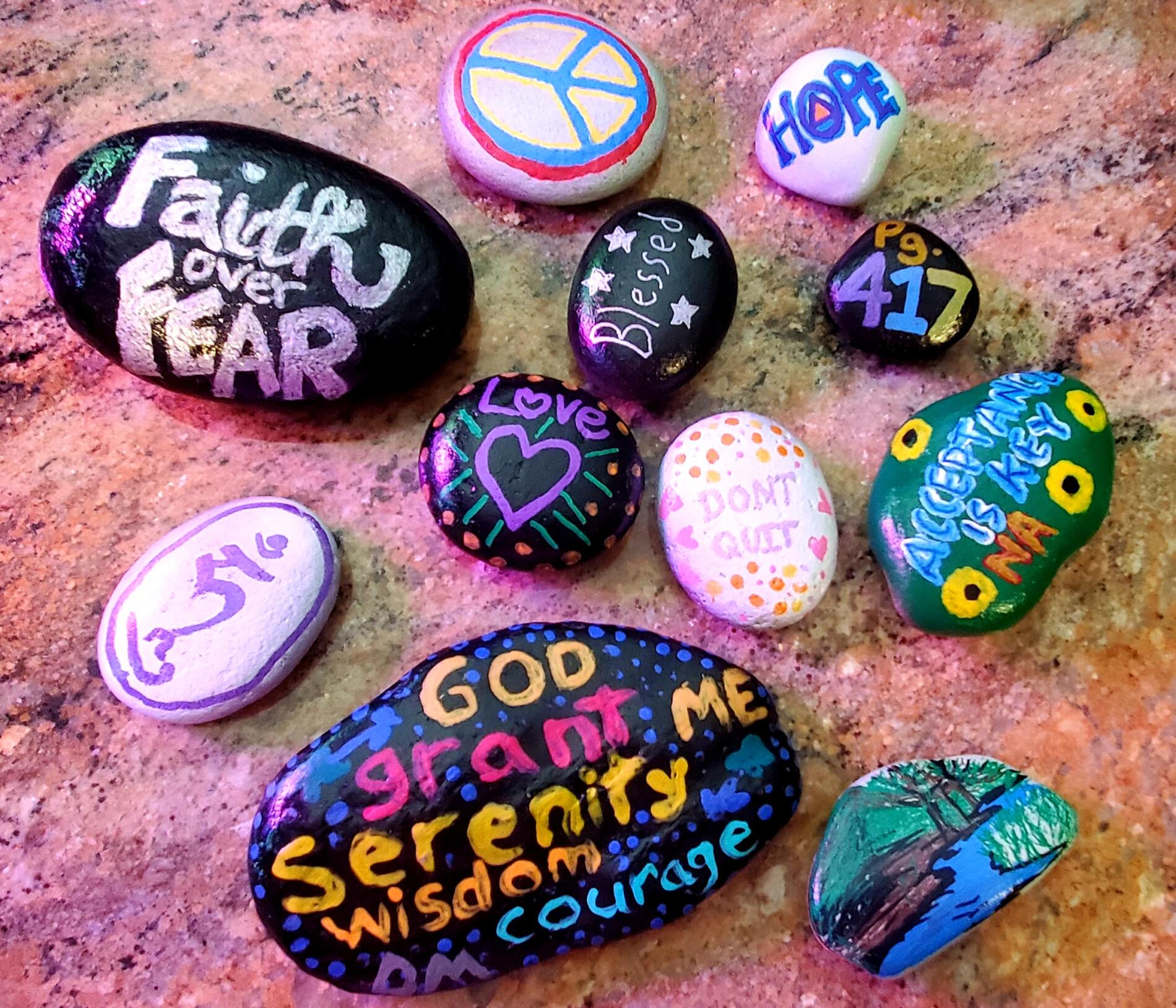 Rock Painting Helps Ease Anxiety During an Overwhelming Year