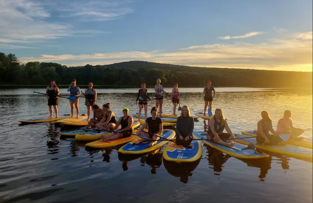 Paddleboard with Miss Melanie at Lake Nockmixon