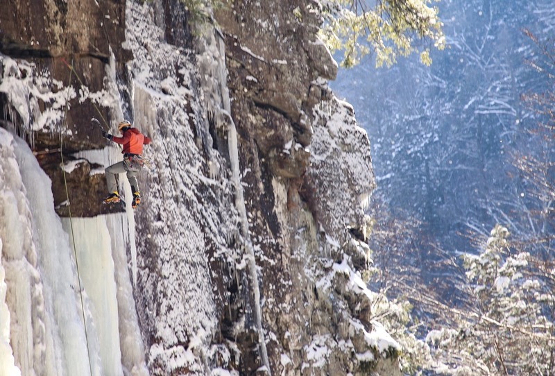 Ice Climbing in the Catskills